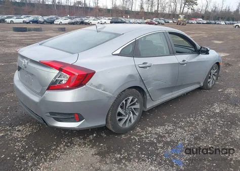 2018 Honda Civic Ex from USA, damaged, VIN 2HGFC2F72JH567438